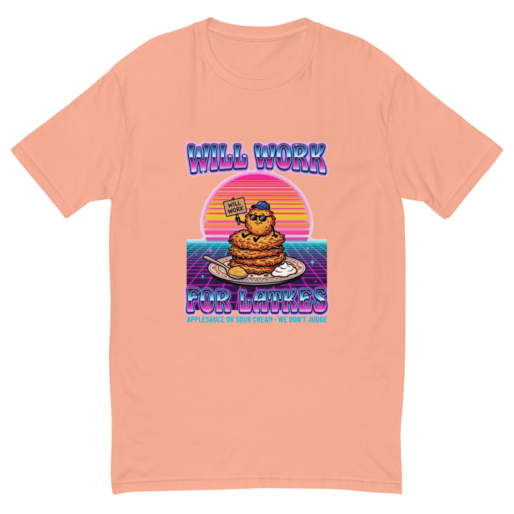 Will Work for Latkes 80s Jewish pride men&