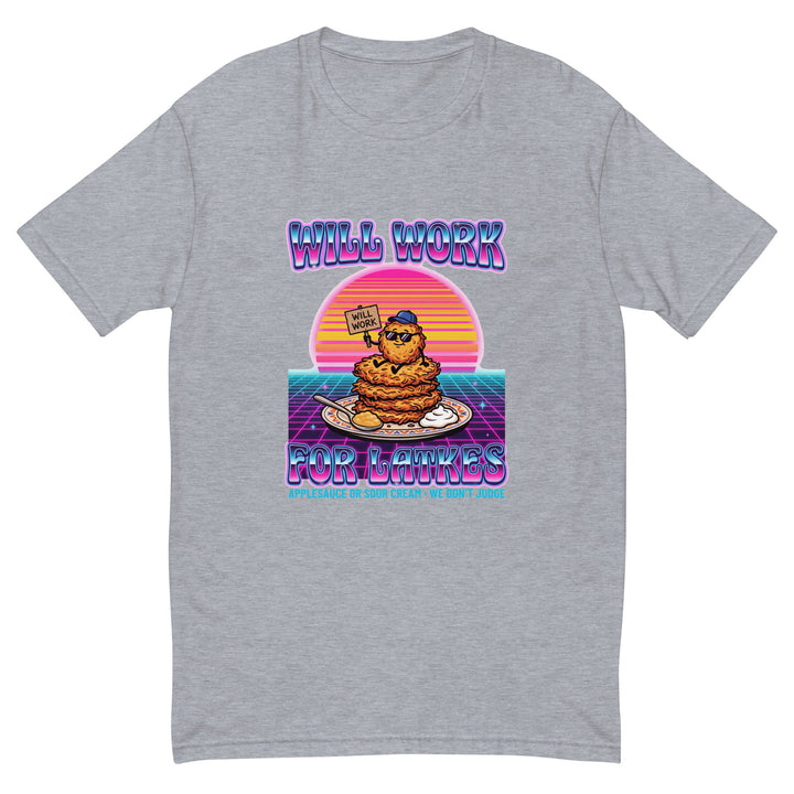 Will Work for Latkes 80s Jewish pride men&