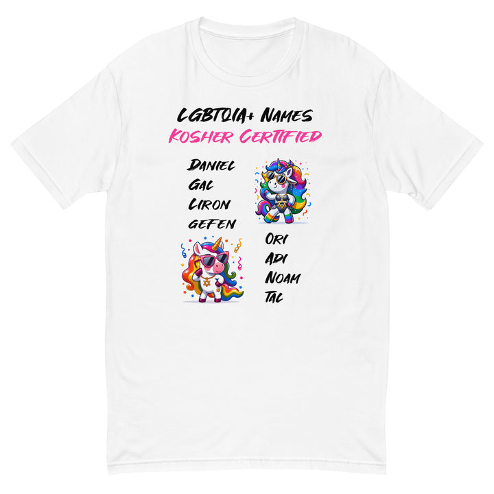 Men's Fitted T-Shirt | Kosher Certified Names