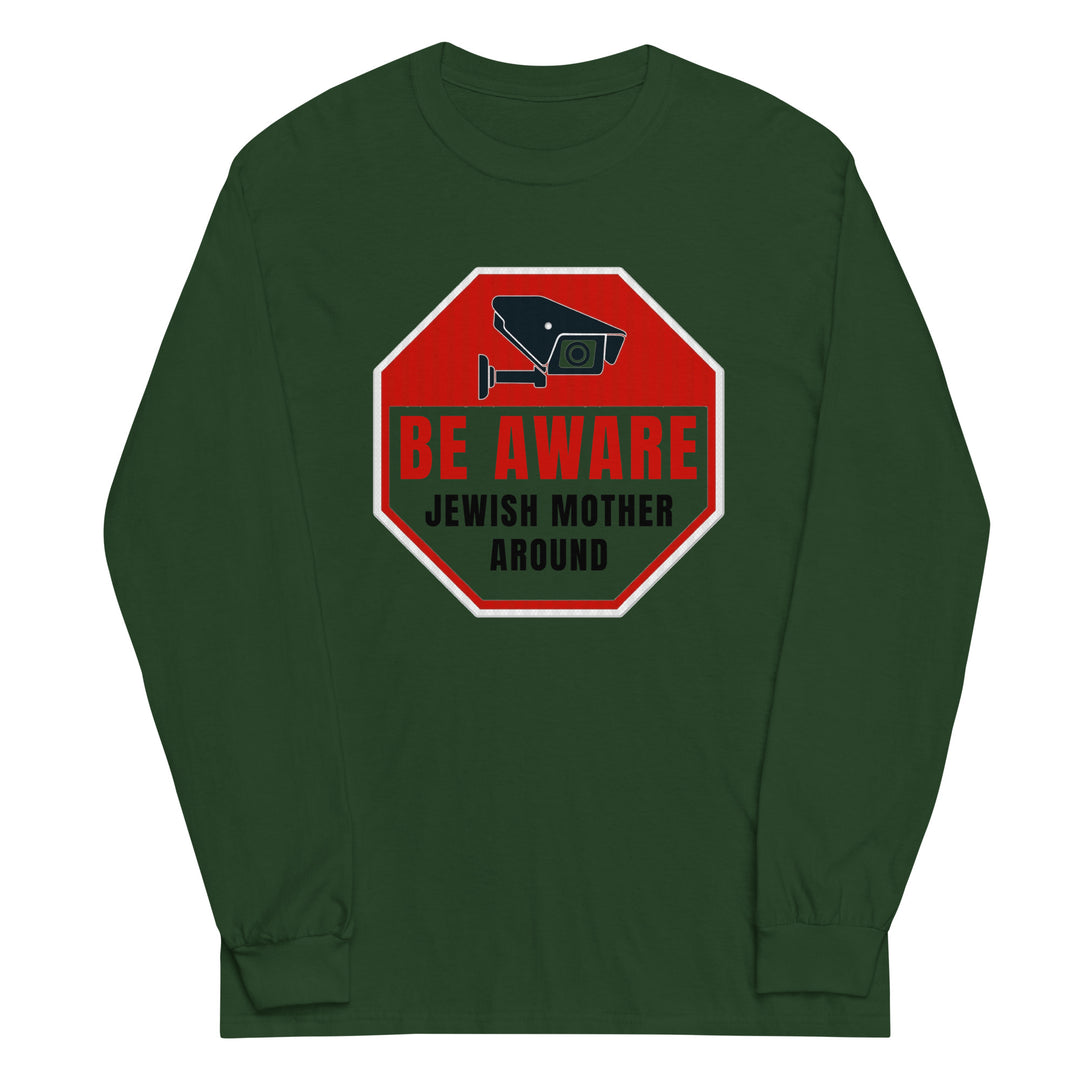Men’s Long Sleeve Shirt | Be aware jewish mother