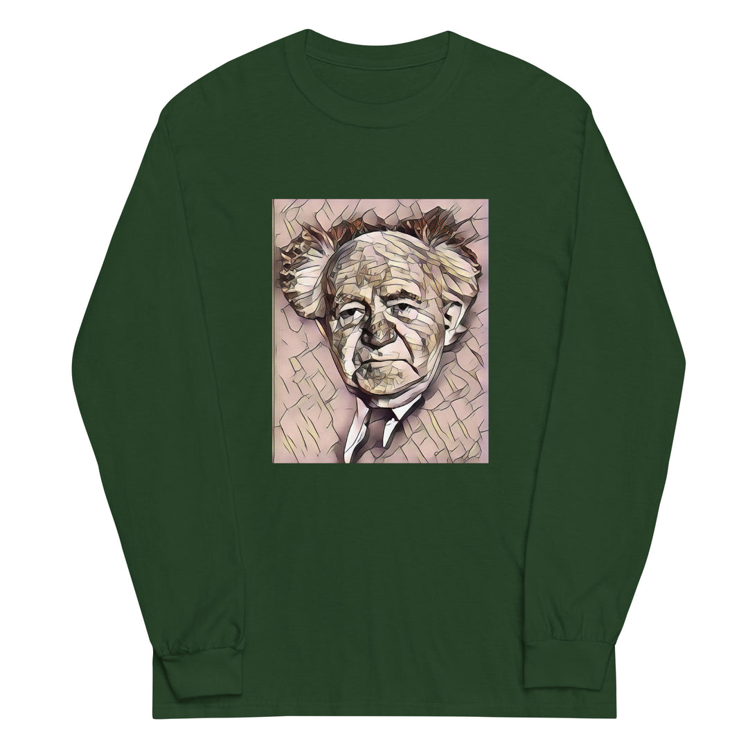 Men’s Long Sleeve Shirt | David Ben Gurion