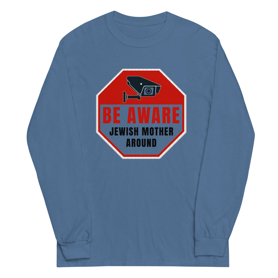 Men’s Long Sleeve Shirt | Be aware jewish mother