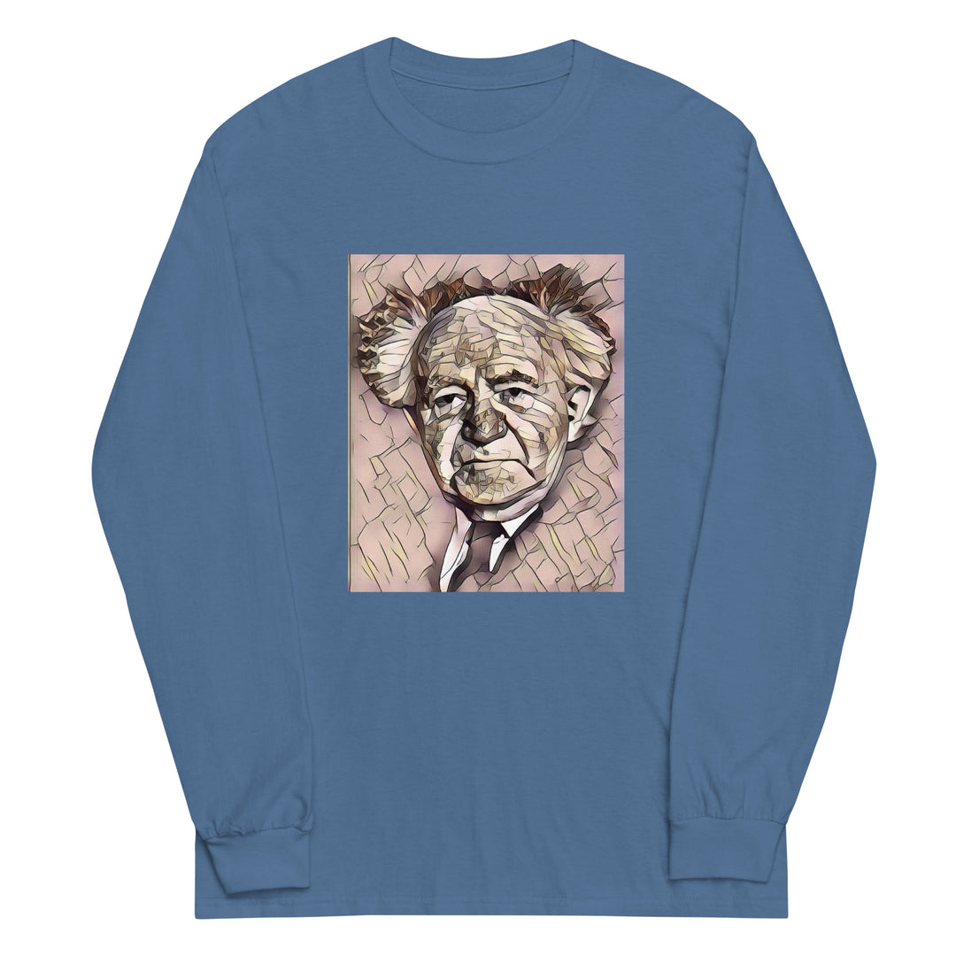 Men’s Long Sleeve Shirt | David Ben Gurion