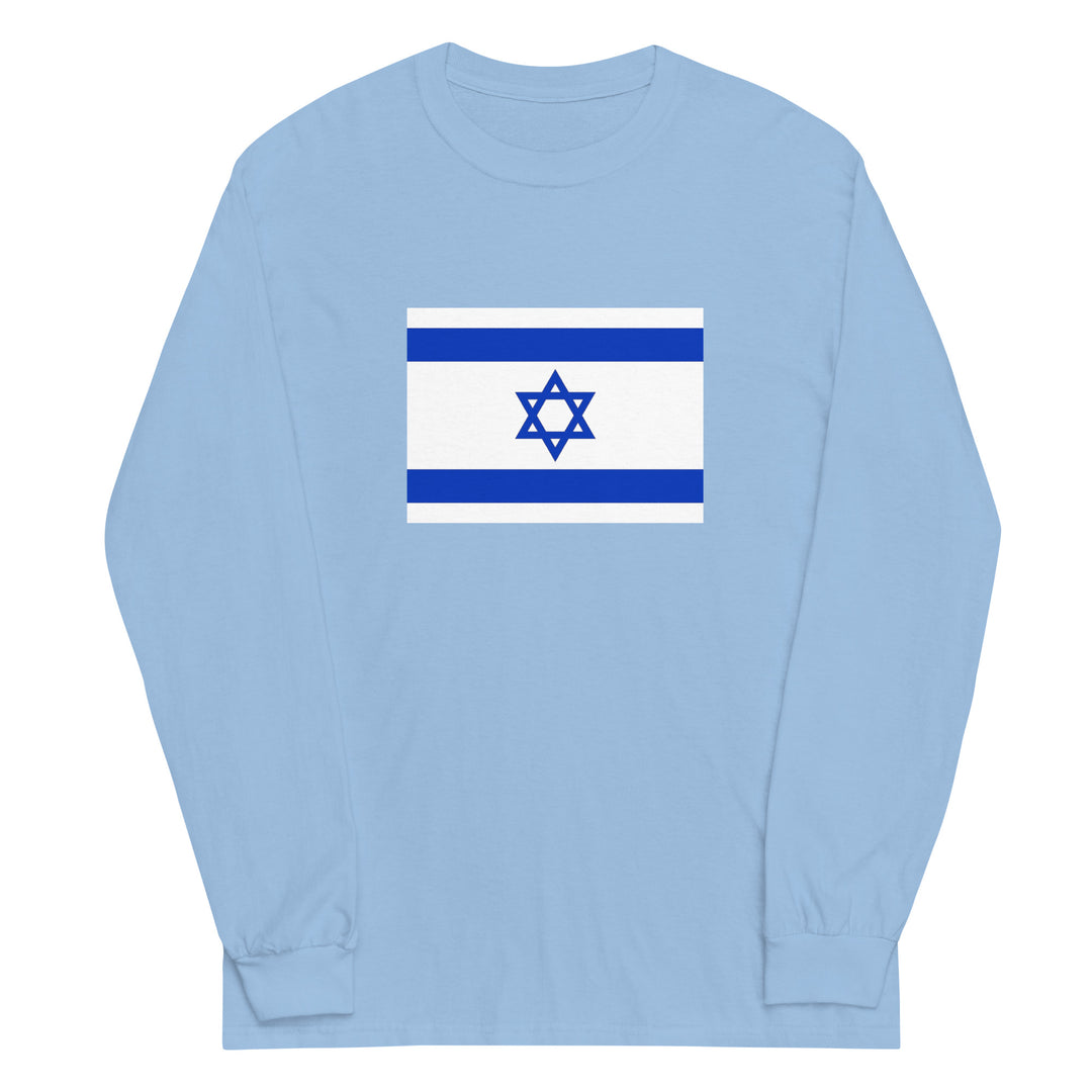 Men’s Long Sleeve Shirt | Israel Flag