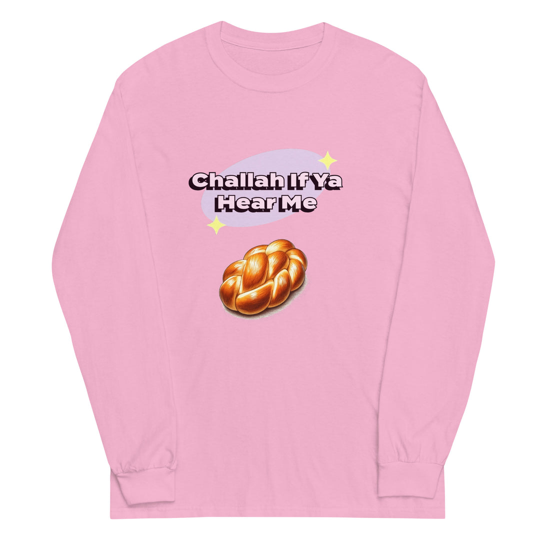 Men’s Long Sleeve Shirt | Challah If Ya Hear Me