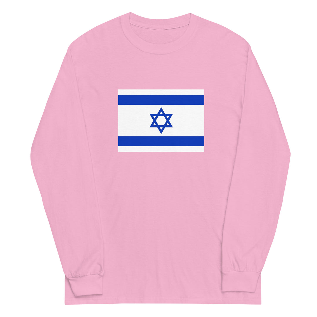 Men’s Long Sleeve Shirt | Israel Flag