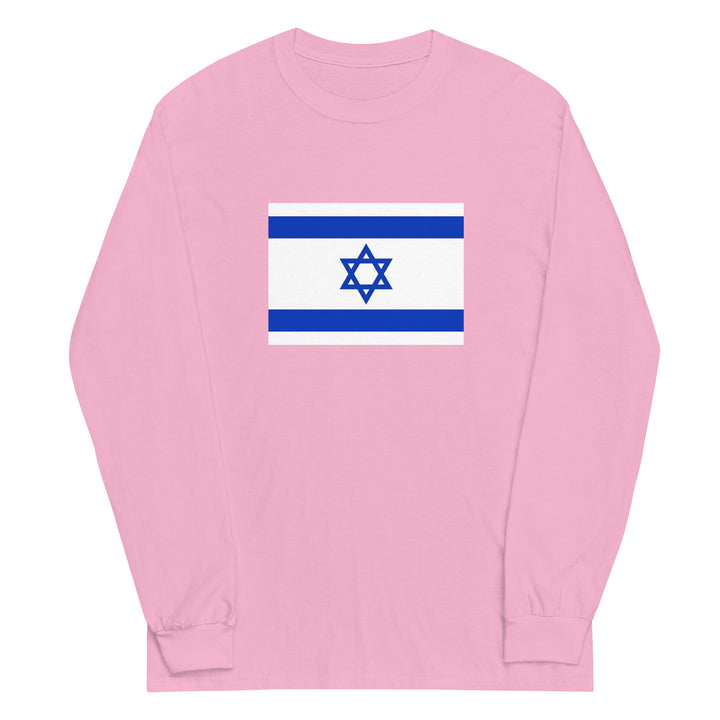 Men’s Long Sleeve Shirt | Israel Flag