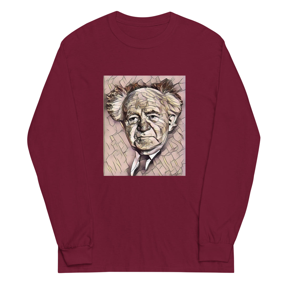 Men’s Long Sleeve Shirt | David Ben Gurion