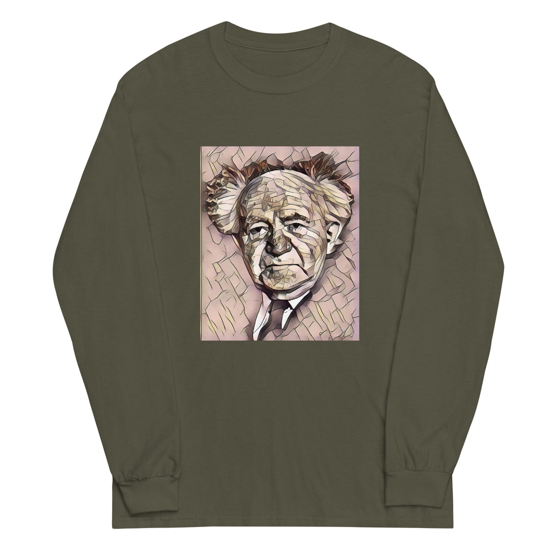 Men’s Long Sleeve Shirt | David Ben Gurion