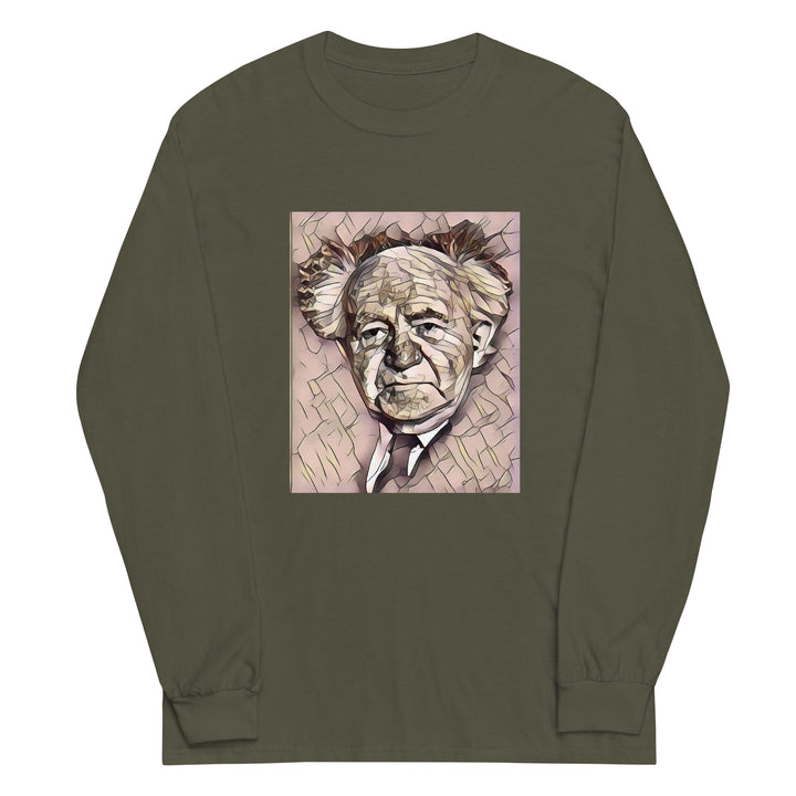Men’s Long Sleeve Shirt | David Ben Gurion