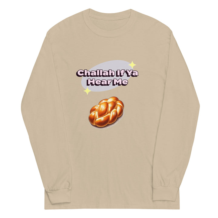 Men’s Long Sleeve Shirt | Challah If Ya Hear Me