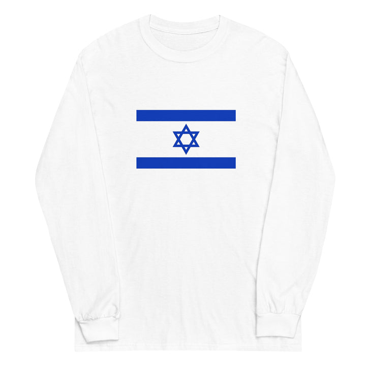 Men’s Long Sleeve Shirt | Israel Flag