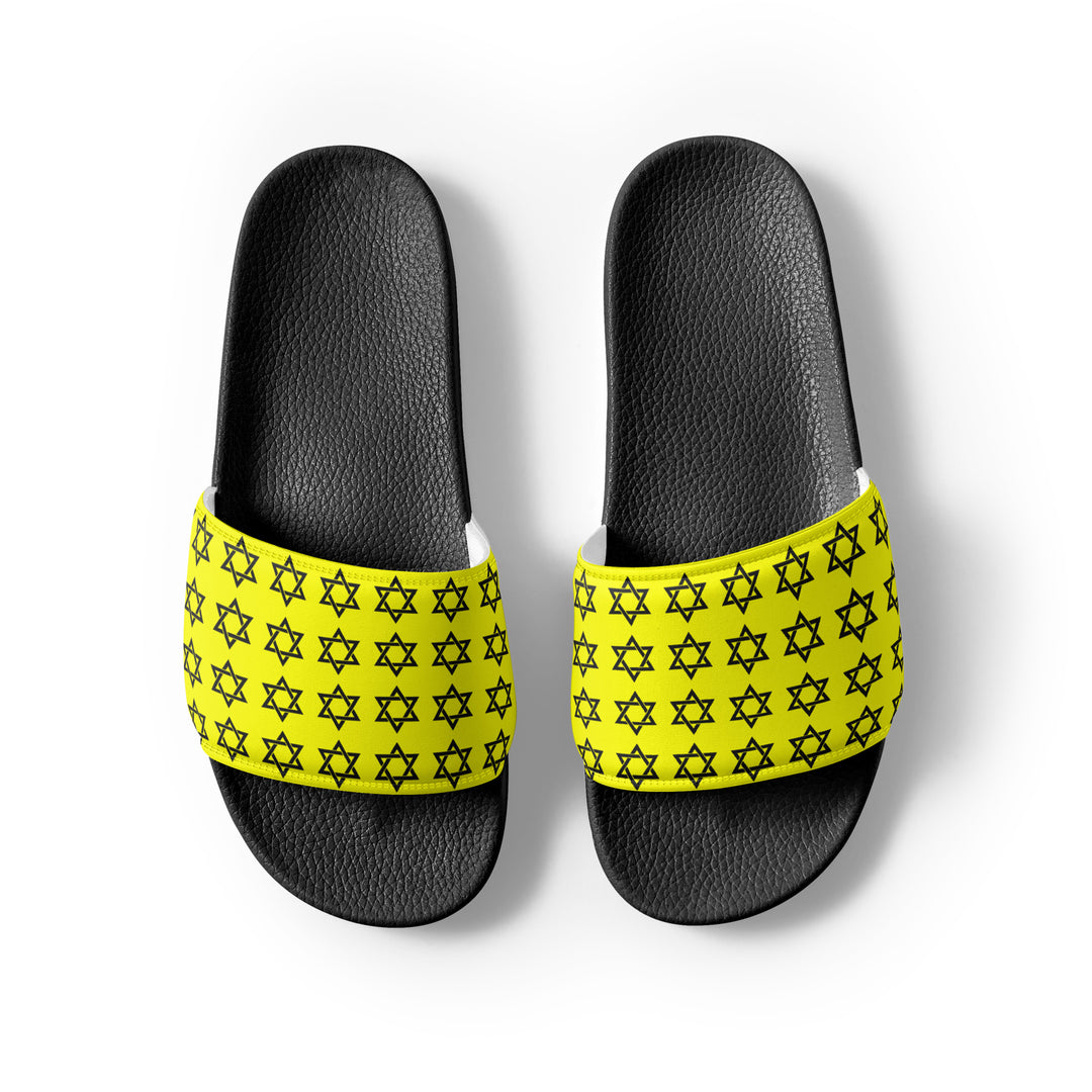 Men’s slides | Magen David Yellow