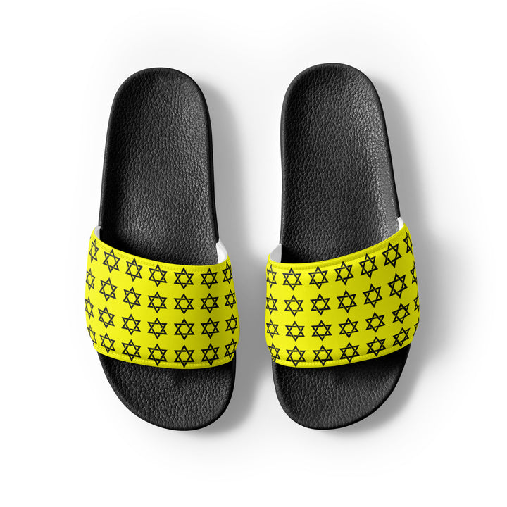 Men’s slides | Magen David Yellow