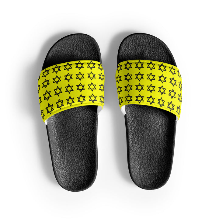 Men’s slides | Magen David Yellow