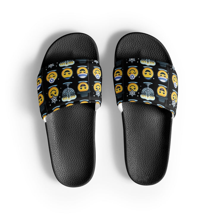 Men’s slides | Jewish Emoji Black