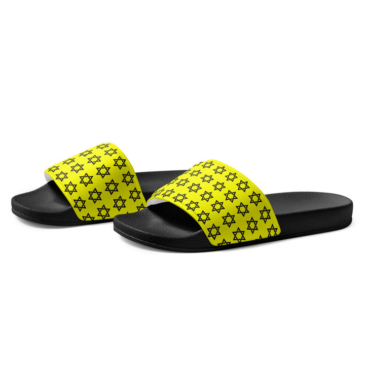 Men’s slides | Magen David Yellow
