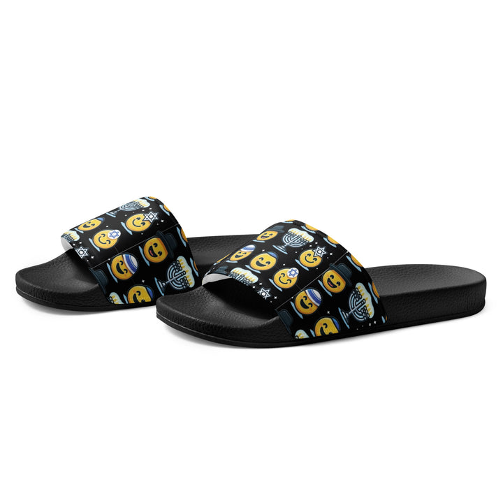 Men’s slides | Jewish Emoji Black