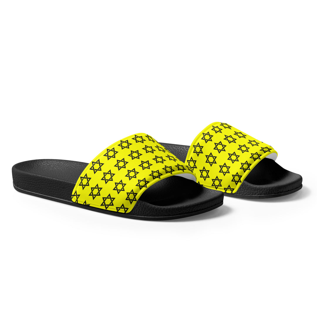 Men’s slides | Magen David Yellow