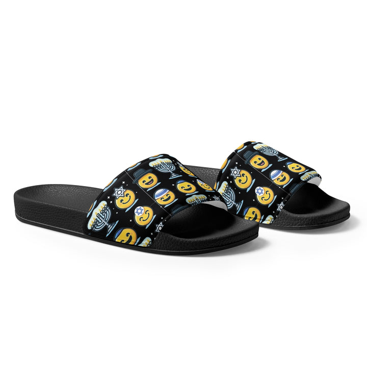 Men’s slides | Jewish Emoji Black