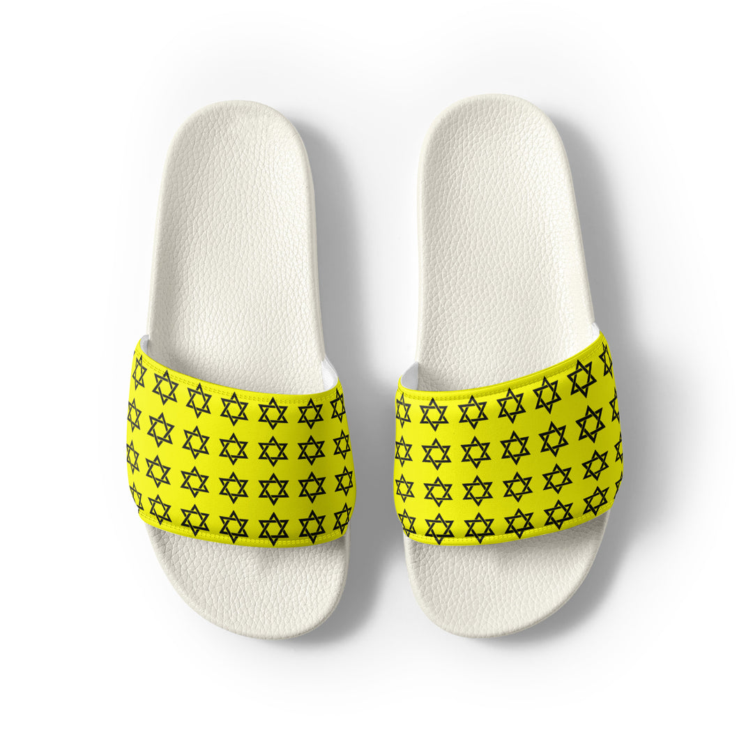 Men’s slides | Magen David Yellow