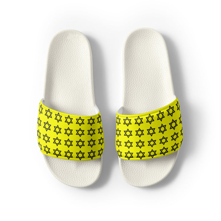 Men’s slides | Magen David Yellow