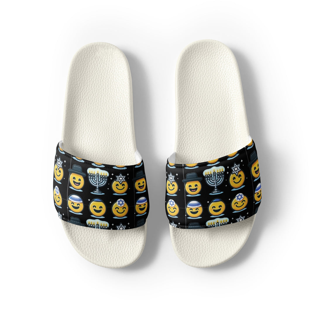 Men’s slides | Jewish Emoji Black