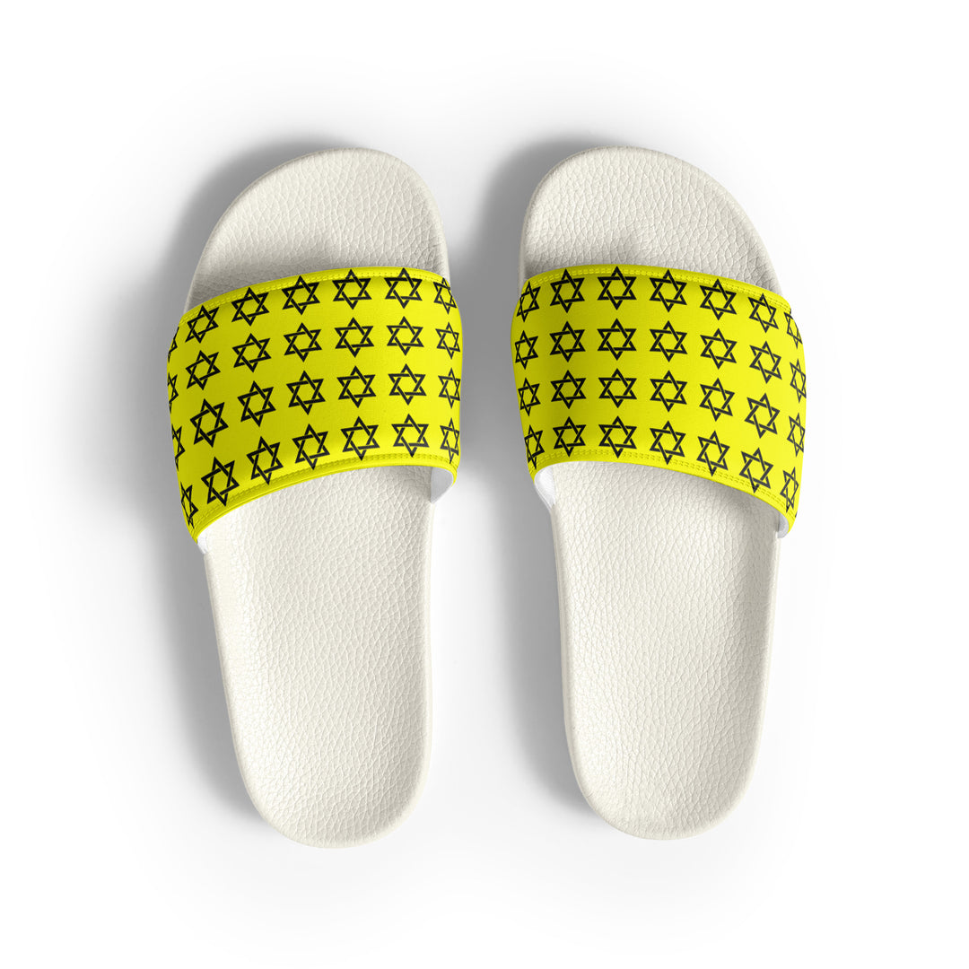 Men’s slides | Magen David Yellow