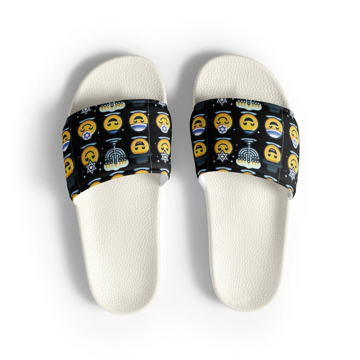 Men’s slides | Jewish Emoji Black