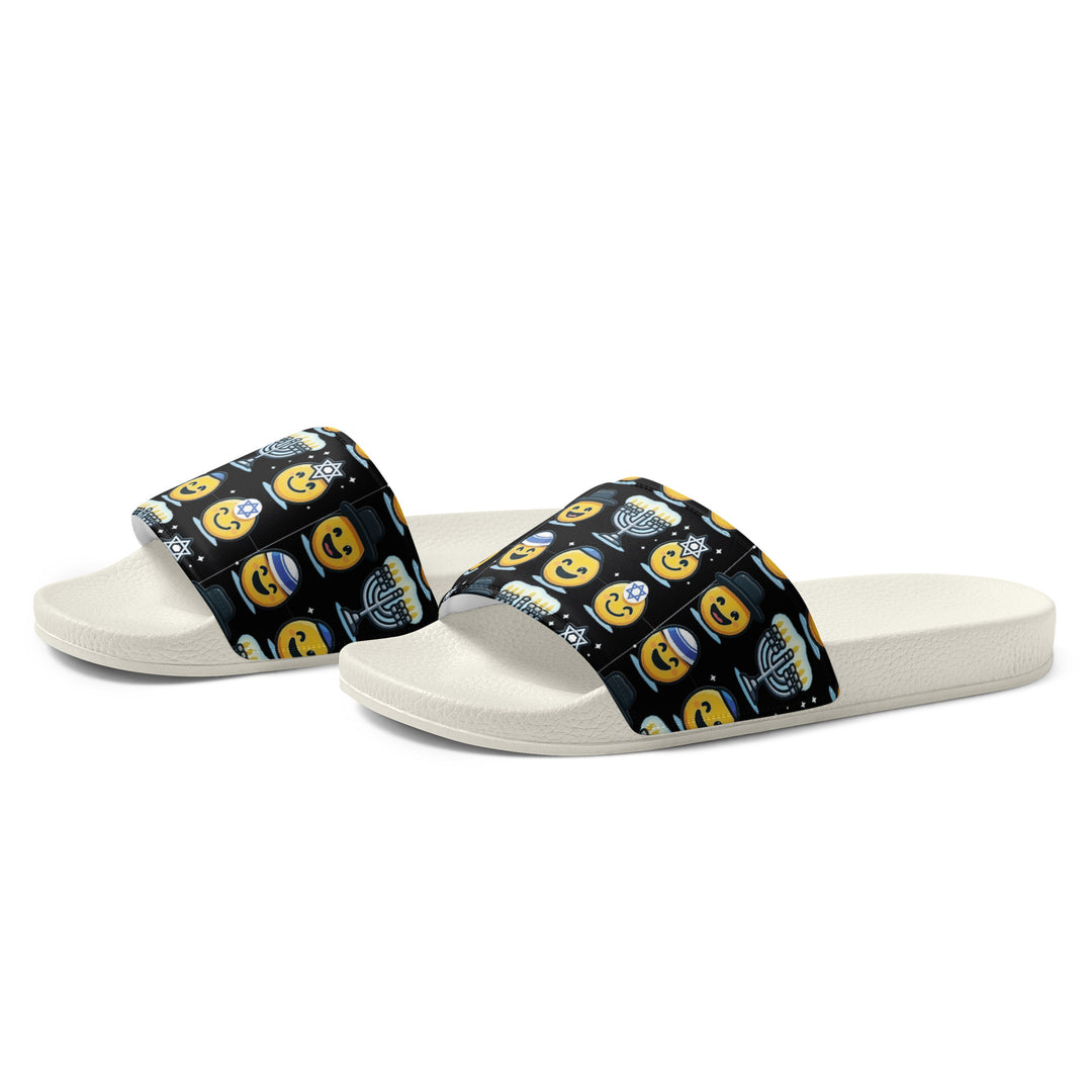 Men’s slides | Jewish Emoji Black