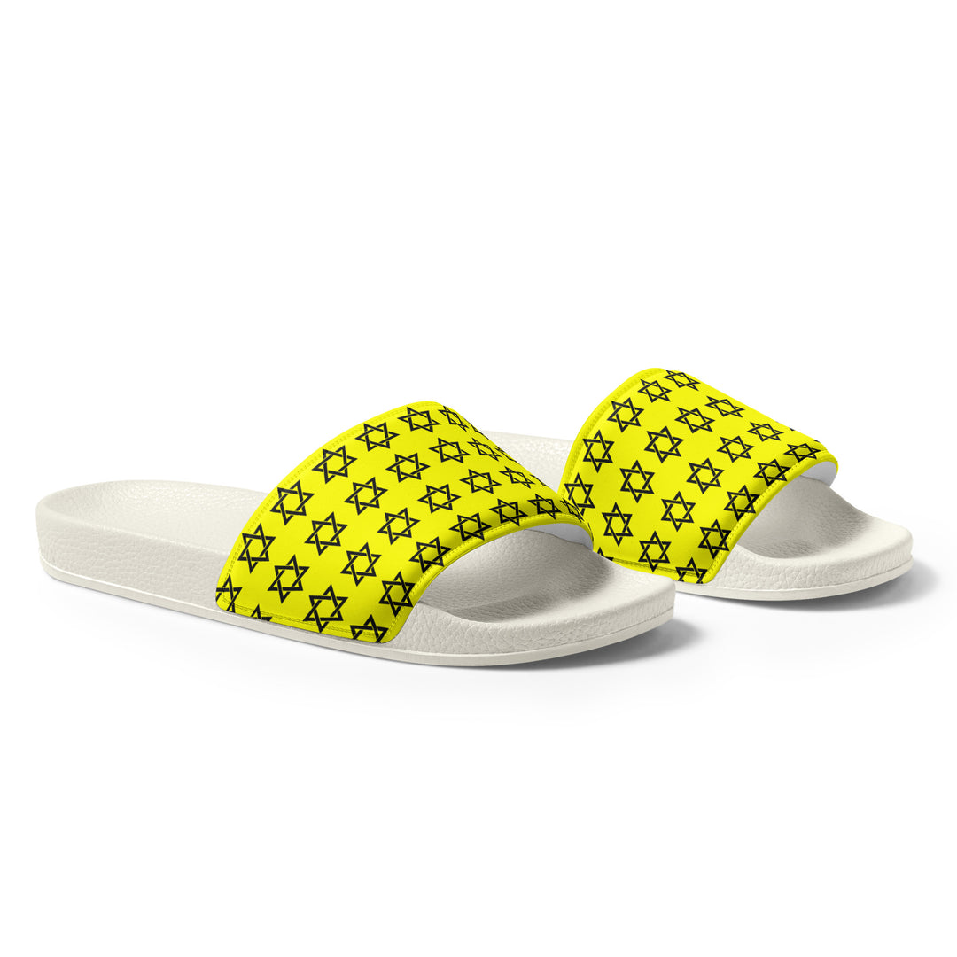 Men’s slides | Magen David Yellow