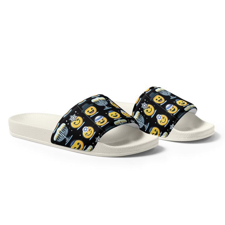 Men’s slides | Jewish Emoji Black
