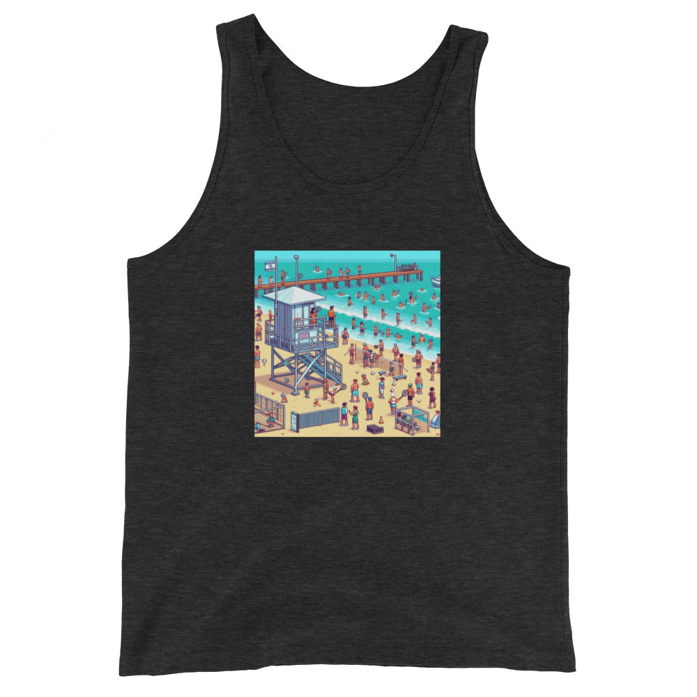 Men's Tank Top | TLV Frishman Beach 16 Bit