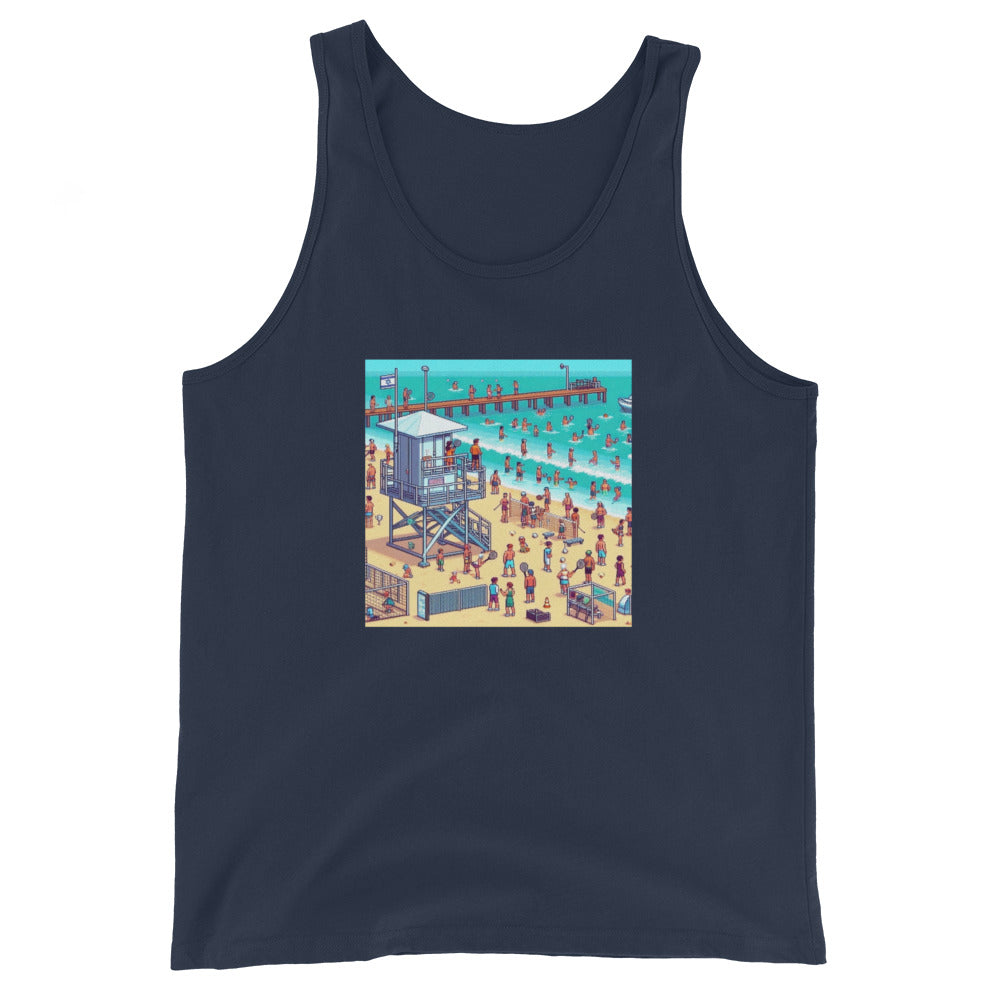 Men's Tank Top | TLV Frishman Beach 16 Bit