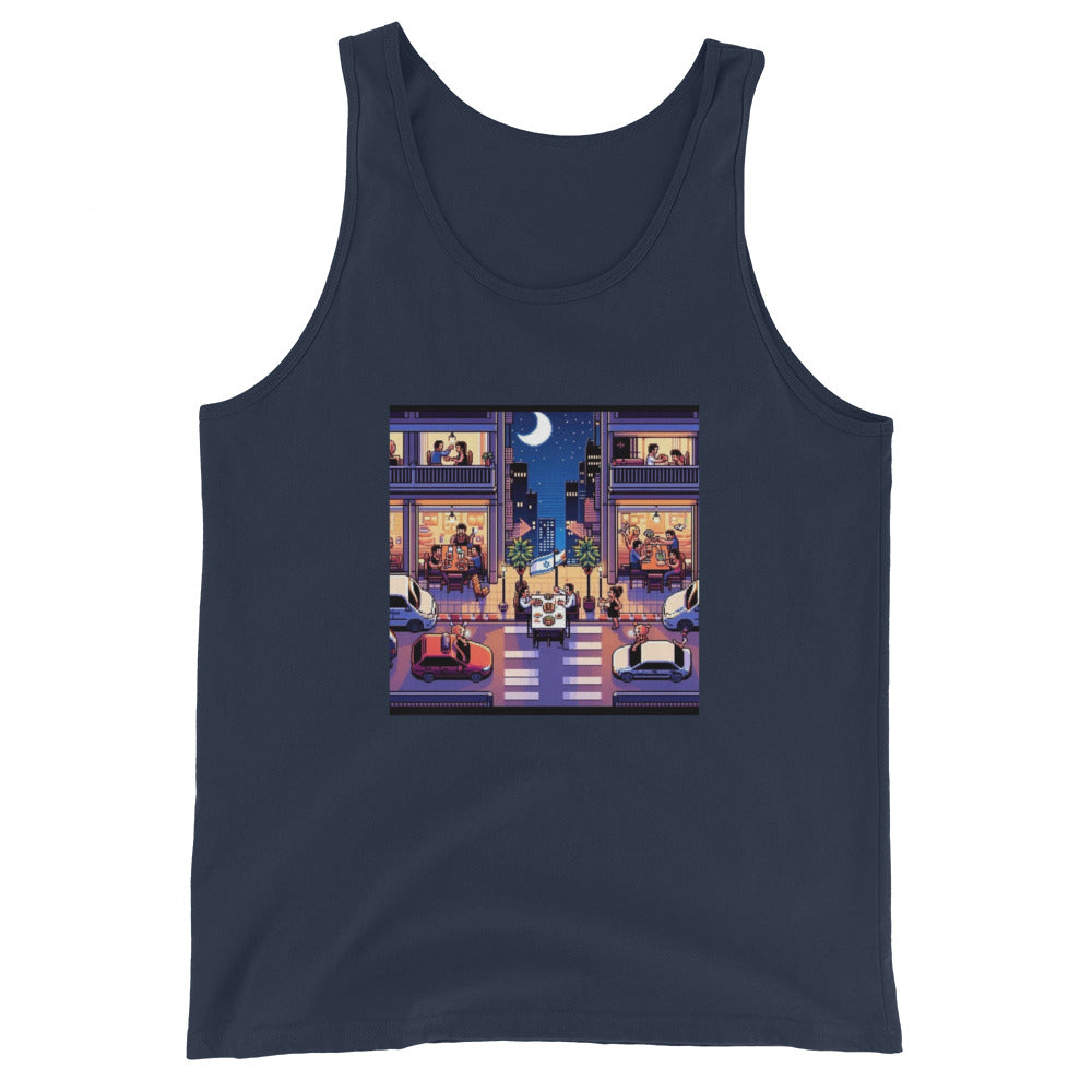 Men's Tank Top | TLV Nightlife 16 Bit