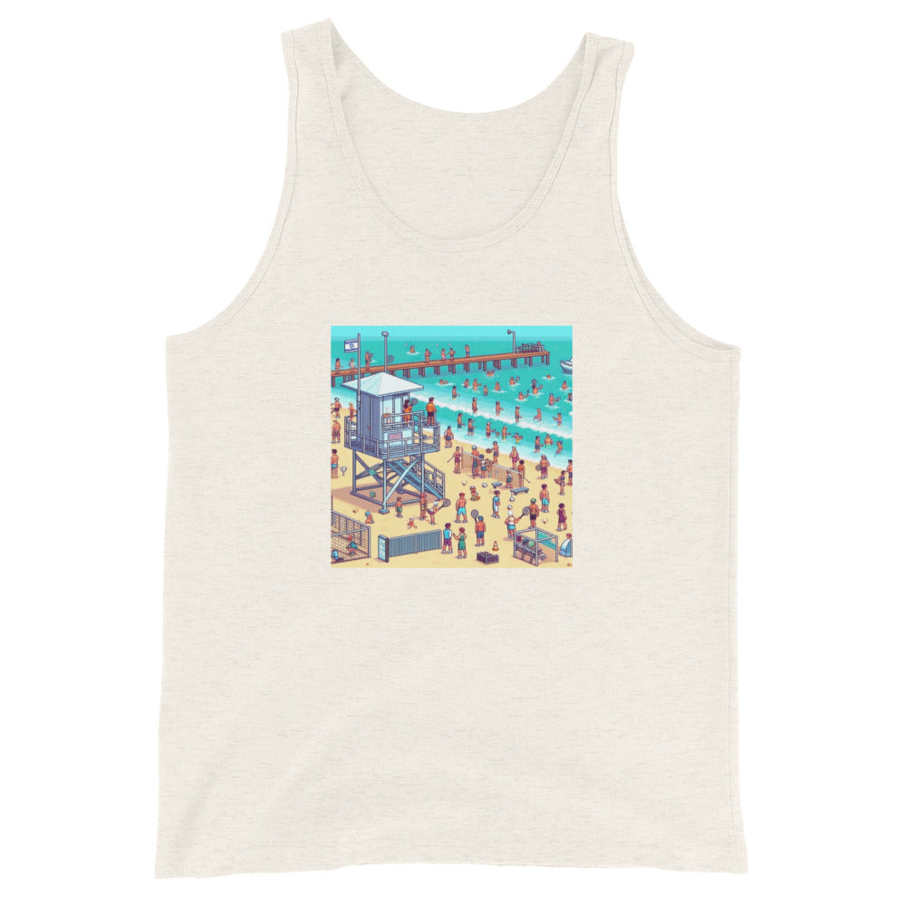Men's Tank Top | TLV Frishman Beach 16 Bit