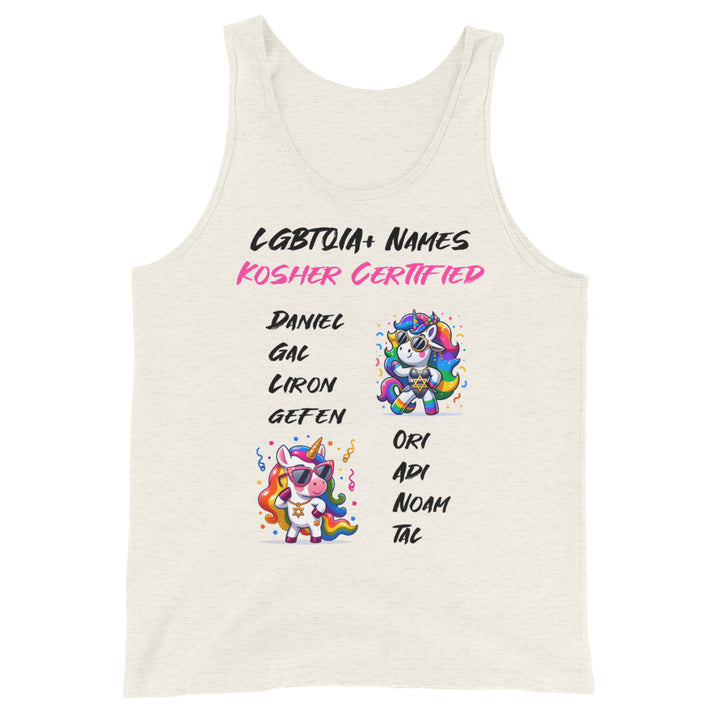 Men's Tank Top | Kosher Certified Names