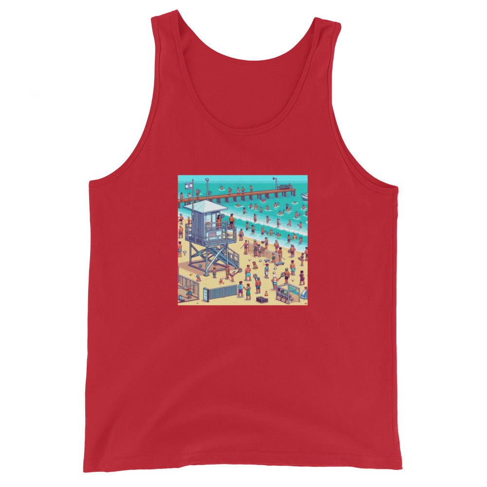 Men's Tank Top | TLV Frishman Beach 16 Bit