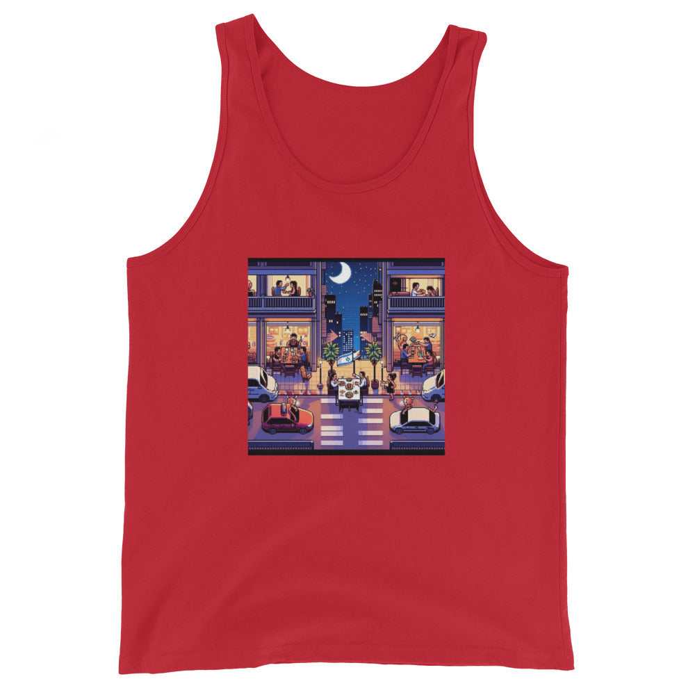 Men's Tank Top | TLV Nightlife 16 Bit