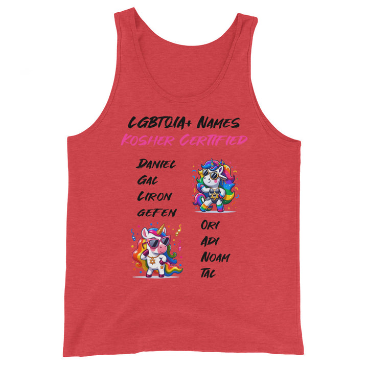 Men's Tank Top | Kosher Certified Names