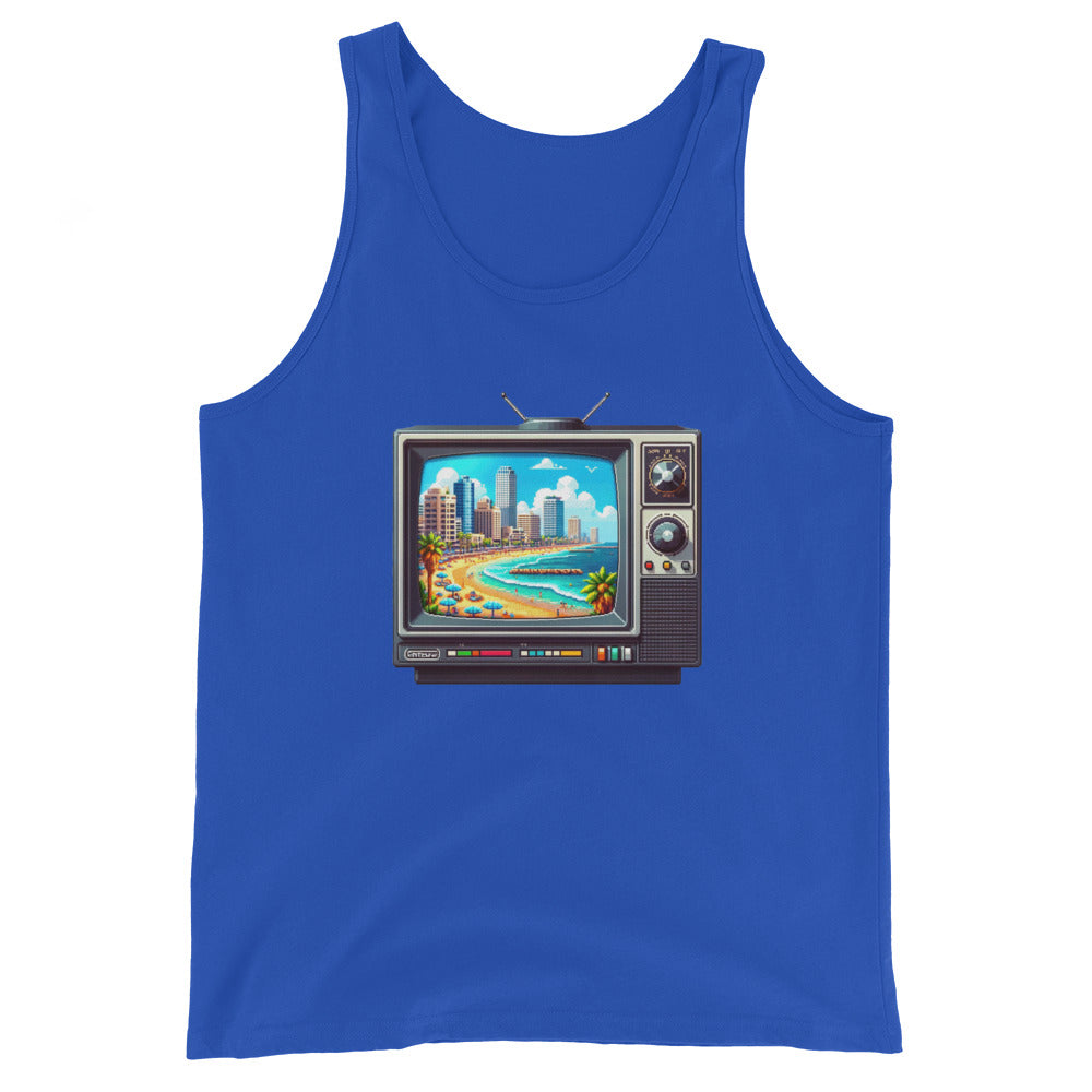 Men's Tank Top | 16Bit Tel Aviv Beach