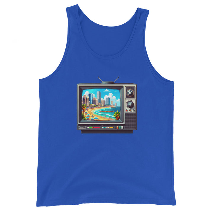 Men's Tank Top | 16Bit Tel Aviv Beach