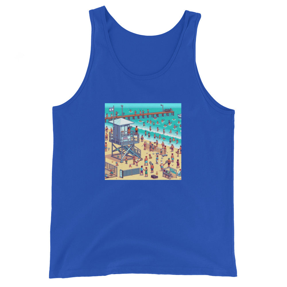 Men's Tank Top | TLV Frishman Beach 16 Bit