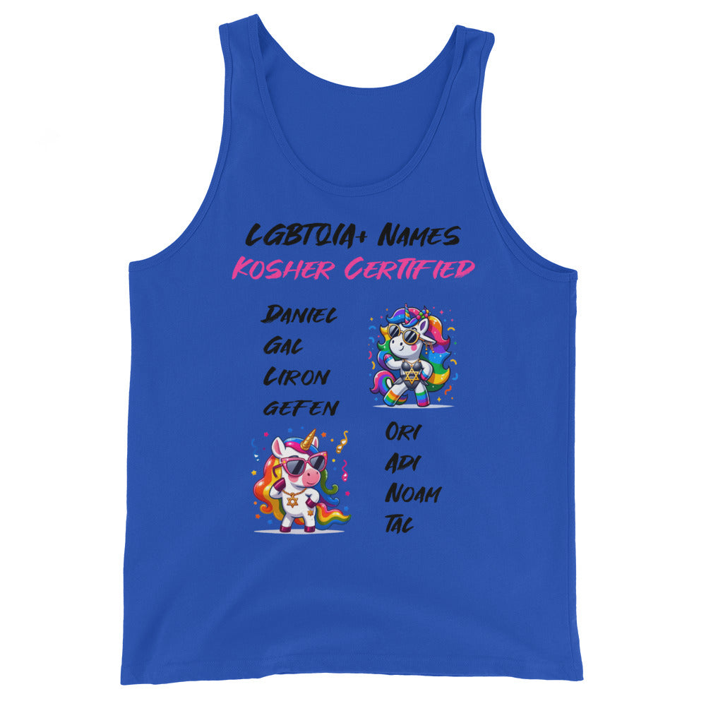 Men's Tank Top | Kosher Certified Names