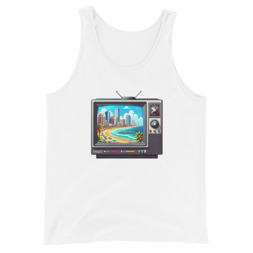 Men's Tank Top | 16Bit Tel Aviv Beach