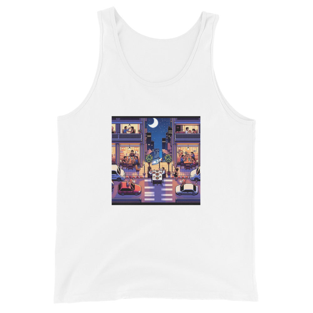 Men's Tank Top | TLV Nightlife 16 Bit