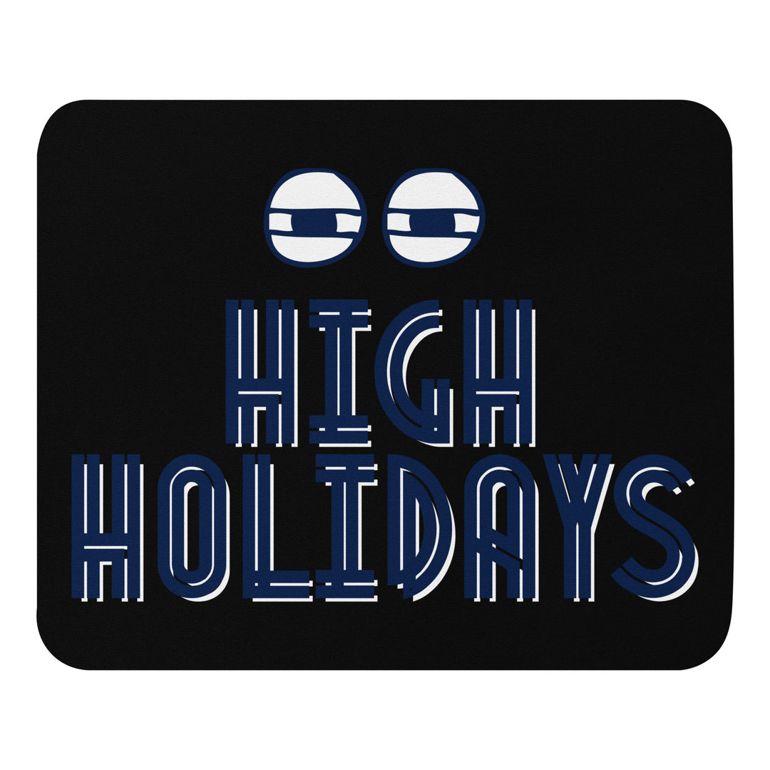 High Holidays Jewish pride mouse pad - front view