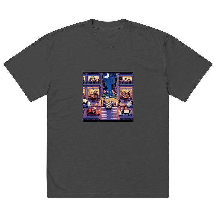 Oversized T-Shirt | TLV Nightlife 16 Bit