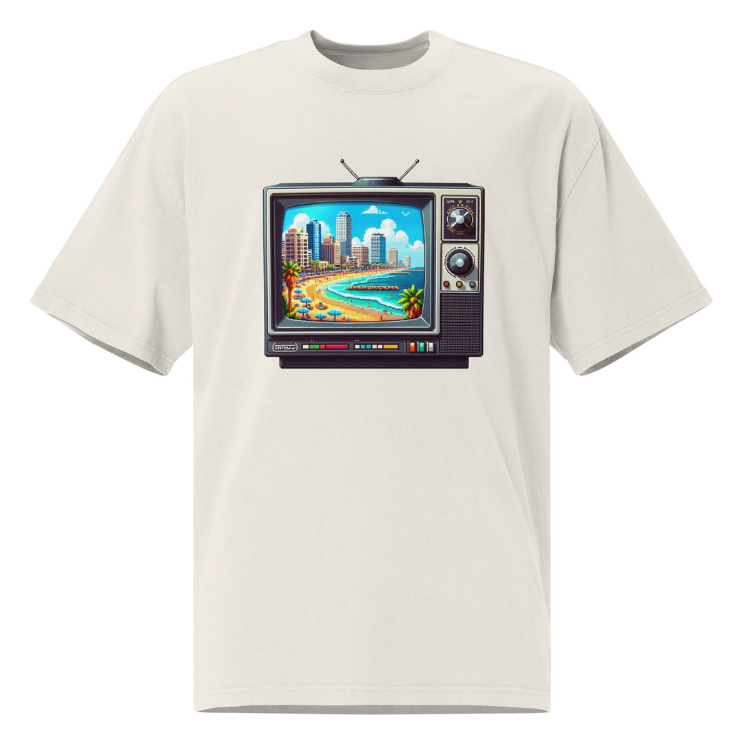 Oversized T-Shirt | 16Bit Tel Aviv Beach