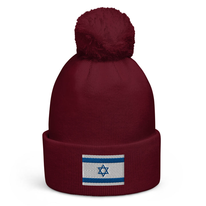 Pom Pom Beanie | Israel Flag